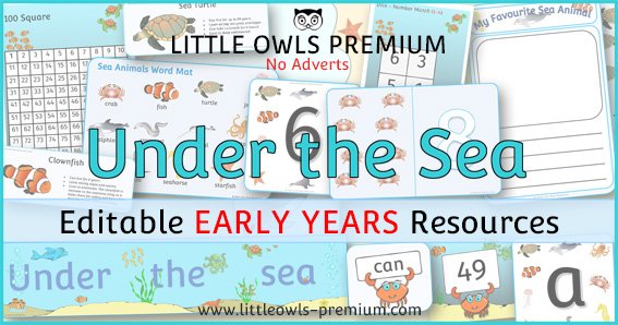    CLICK HERE   to visit ‘UNDER THE SEA’ PAGE.    &lt;&lt;-BACK TO ‘THEMES’ MENU PAGE      