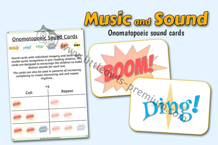 Onomatopoeic Sound Cards cover