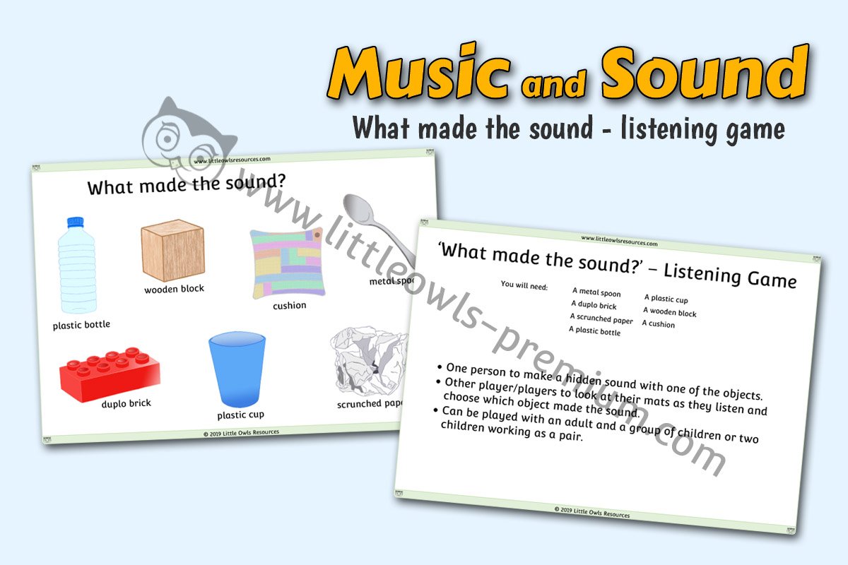 'WHAT MADE THE SOUND?' LISTENING GAME