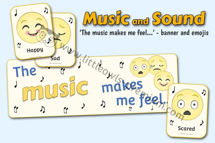 This Music Makes Me Feel… — Banner & Emoji Cards cover