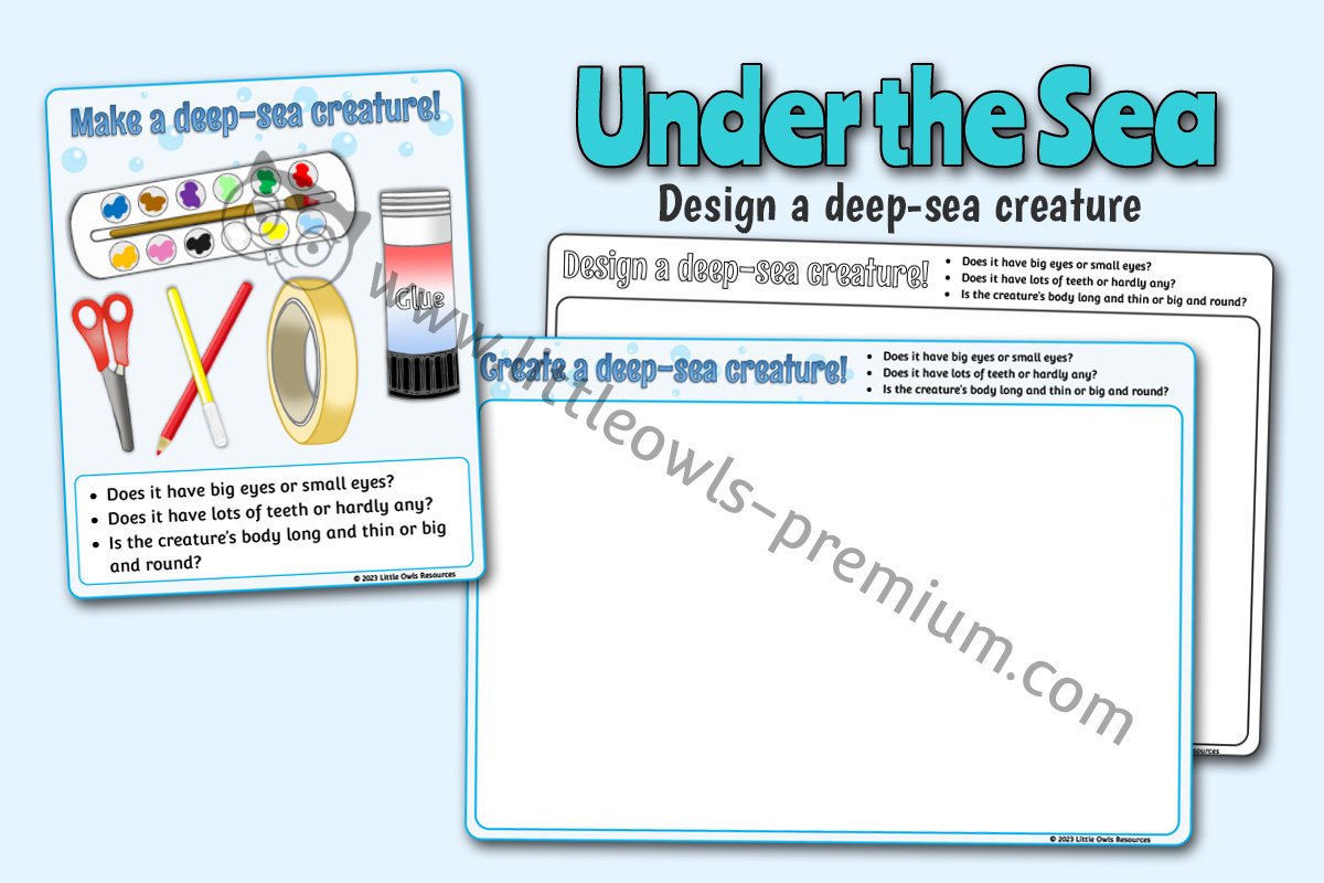 Design/Make a 'Deep-Sea Creature'