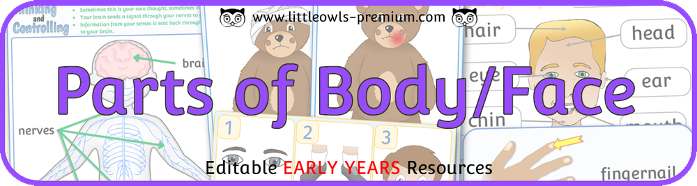 FREE and PREMIUM Printable Parts of the Body/Face Activities - Early Years/ EYFS/Preschool Editable Topic Resources — Little Owls Resources - Free and Premium Early Years Printables 10-fantastic-early-years-resources-free-printables-littlelearnersonline