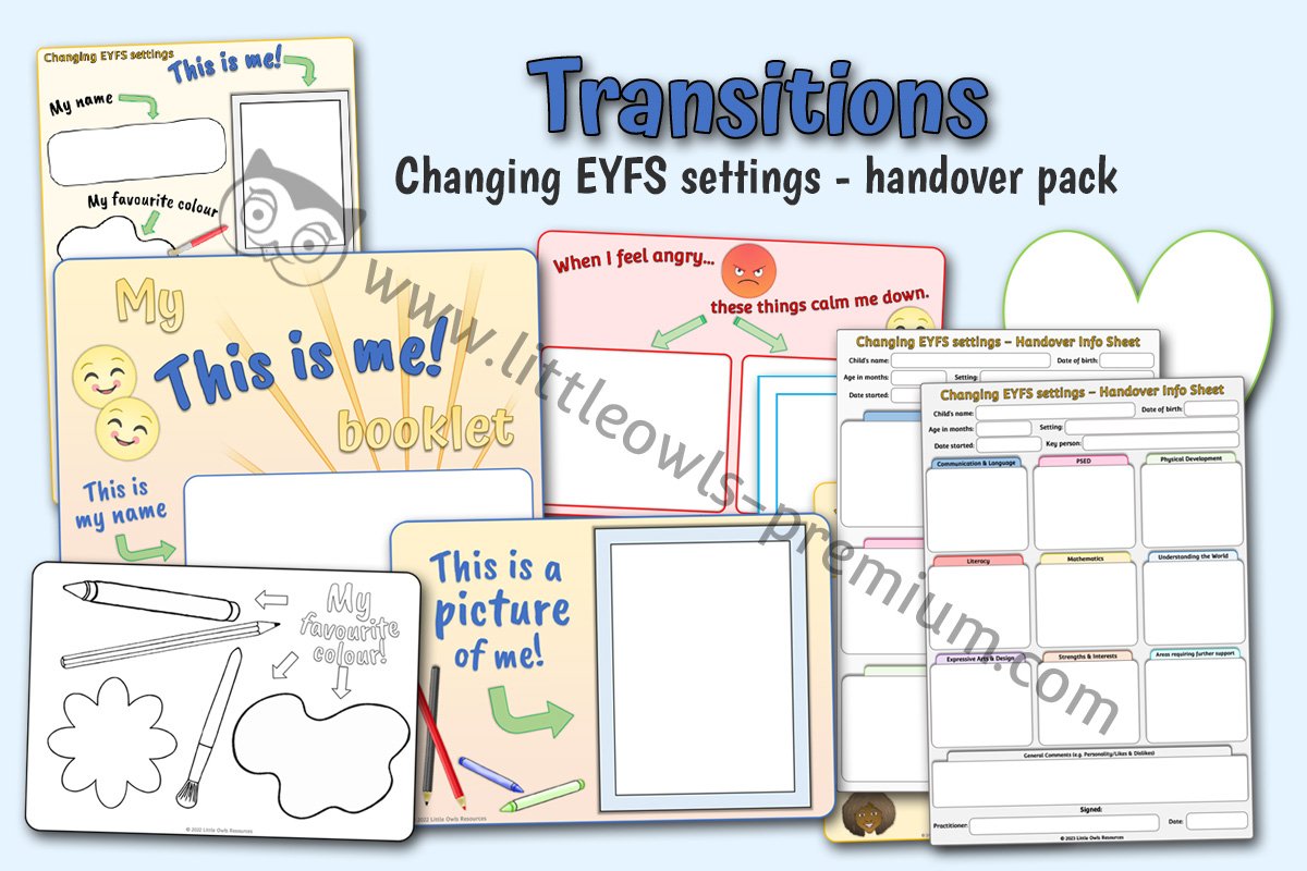 TRANSITIONS - Changing/Moving Settings - EYFS Handover Pack