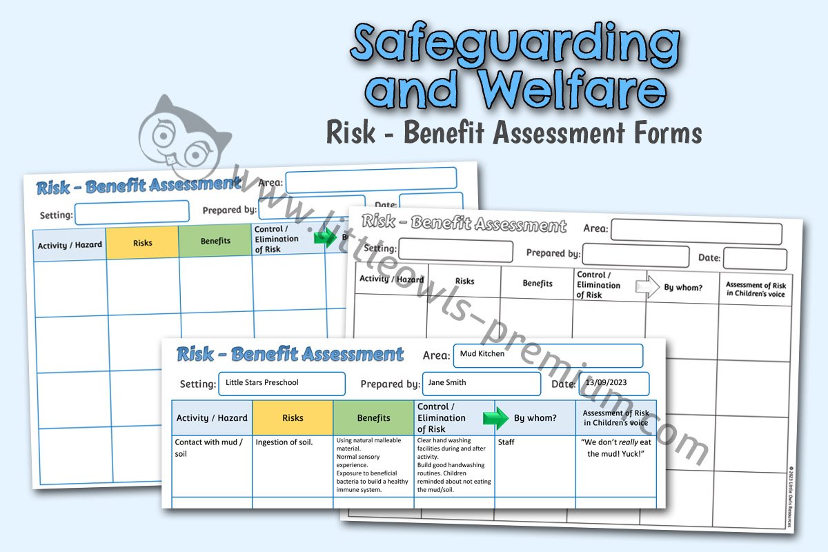 SAFEGUARDING AND WELFARE - Risk-Benefit Assessment Forms