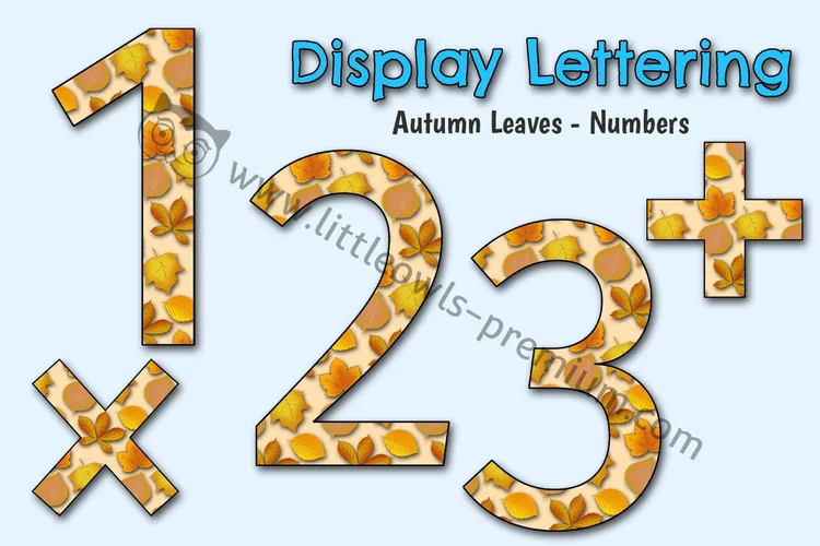 Autumn Leaves — Numbers cover