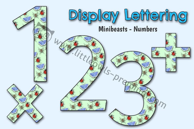 Minibeasts — Numbers cover