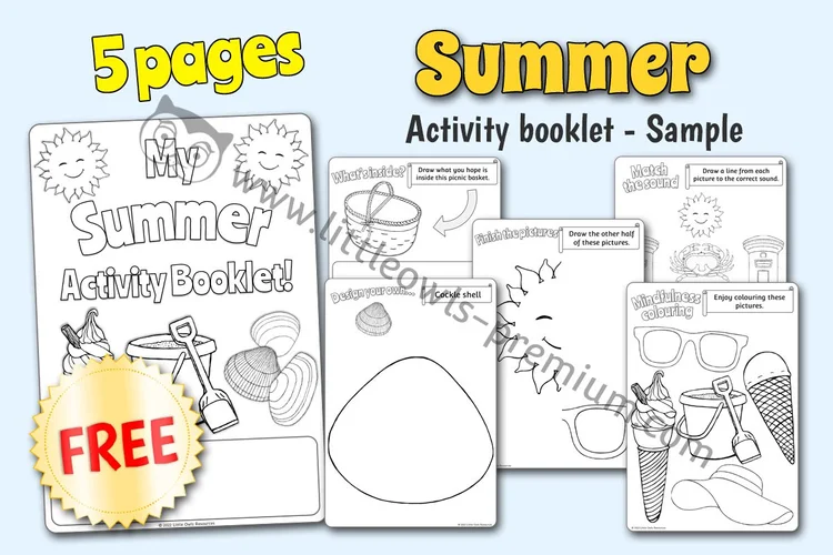 My Summer Activity Booklet — Free Sample — Free Access resource cover