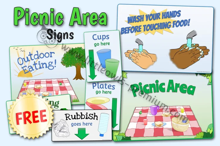 Outdoor Picnic Area Signs — Free Sample — Free Access resource cover
