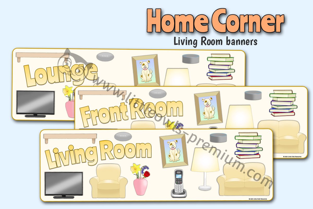 HOME CORNER - 'Living Room' Banner