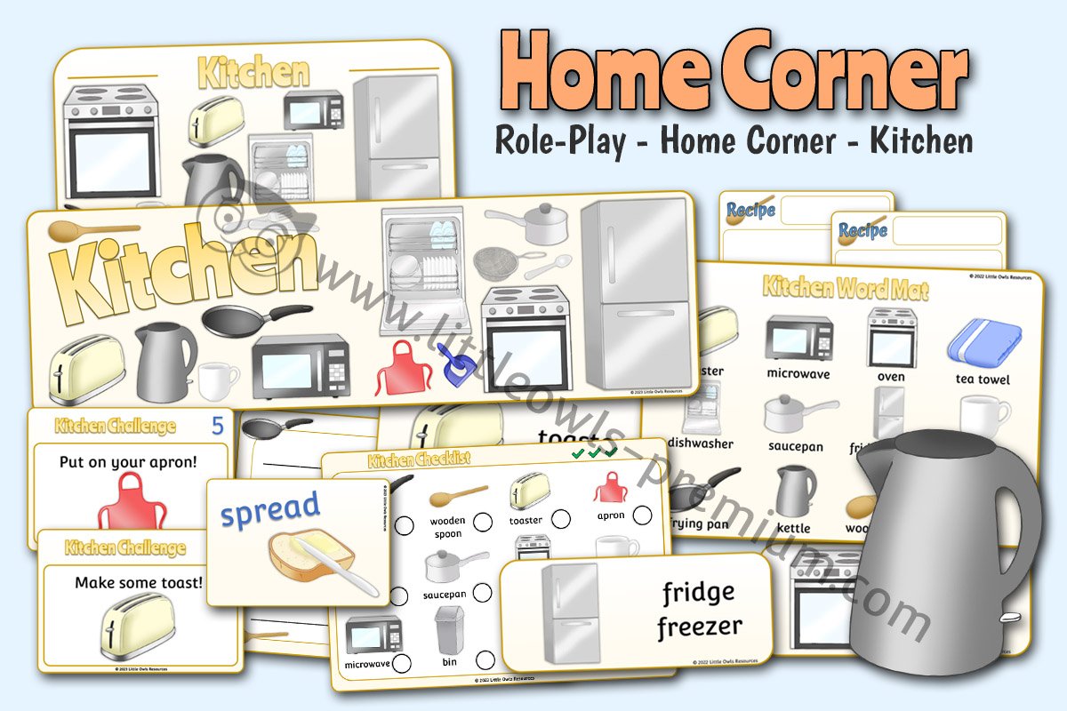 HOME CORNER - Role Play Pack - Kitchen