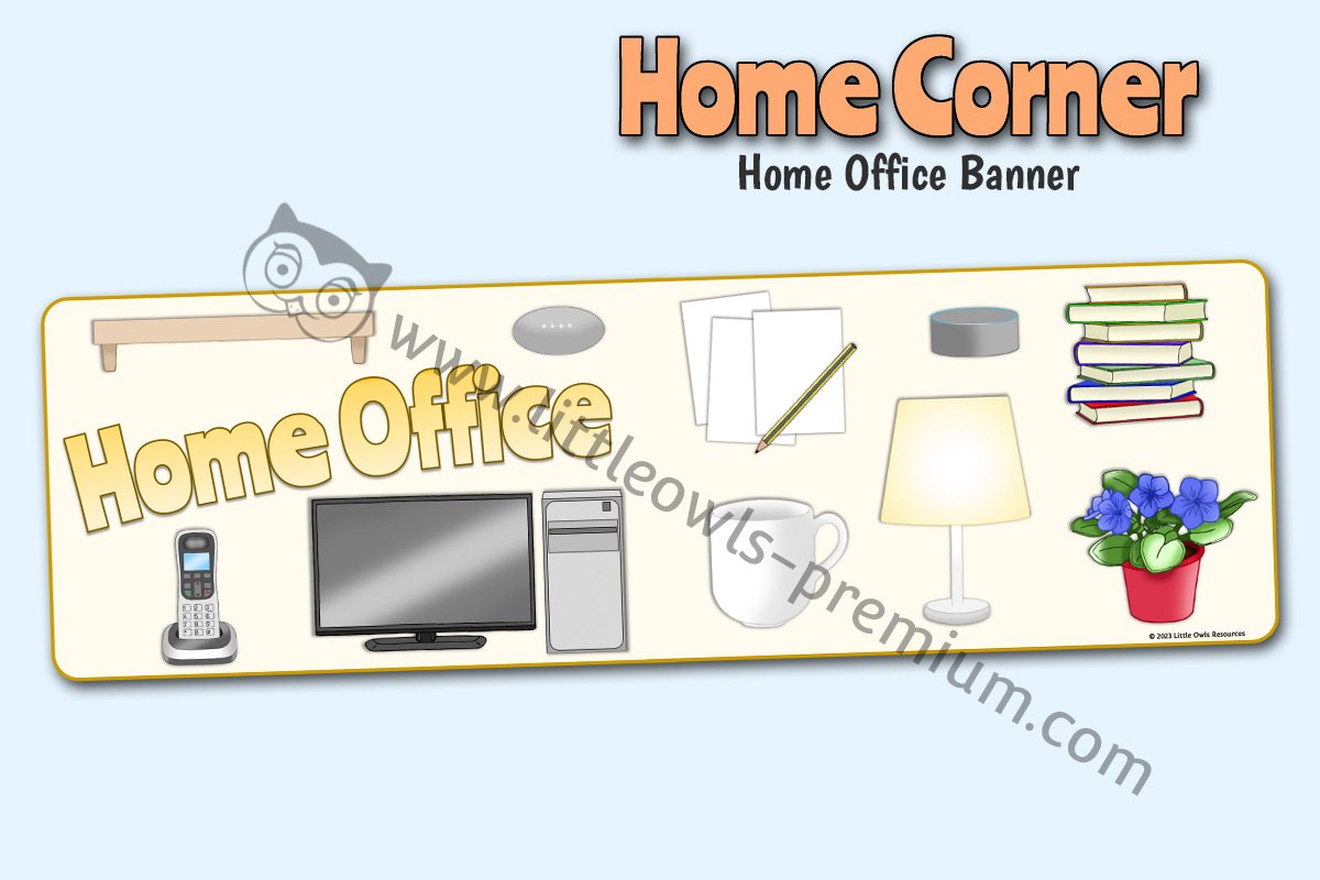 HOME CORNER - 'Home Office' Banner