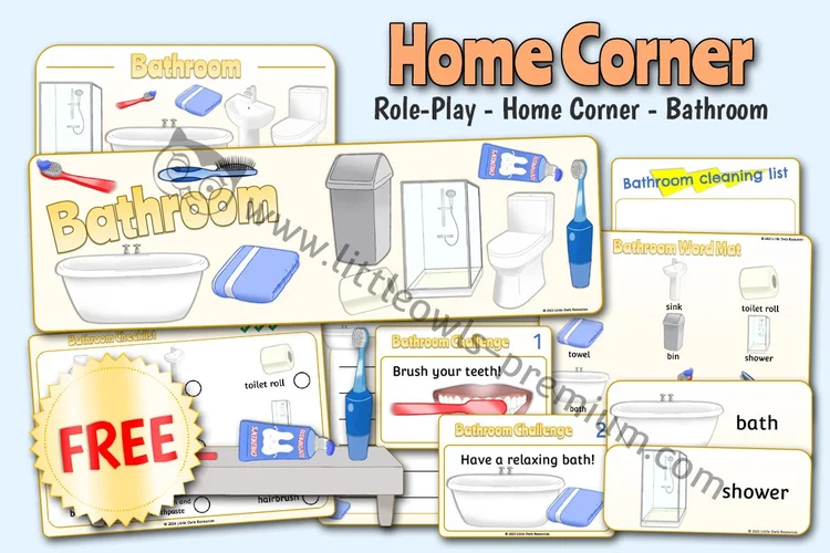 Home Corner Bathroom — Free Sample cover