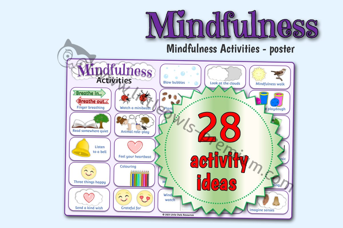 MINDFULNESS - Activity Prompt Poster