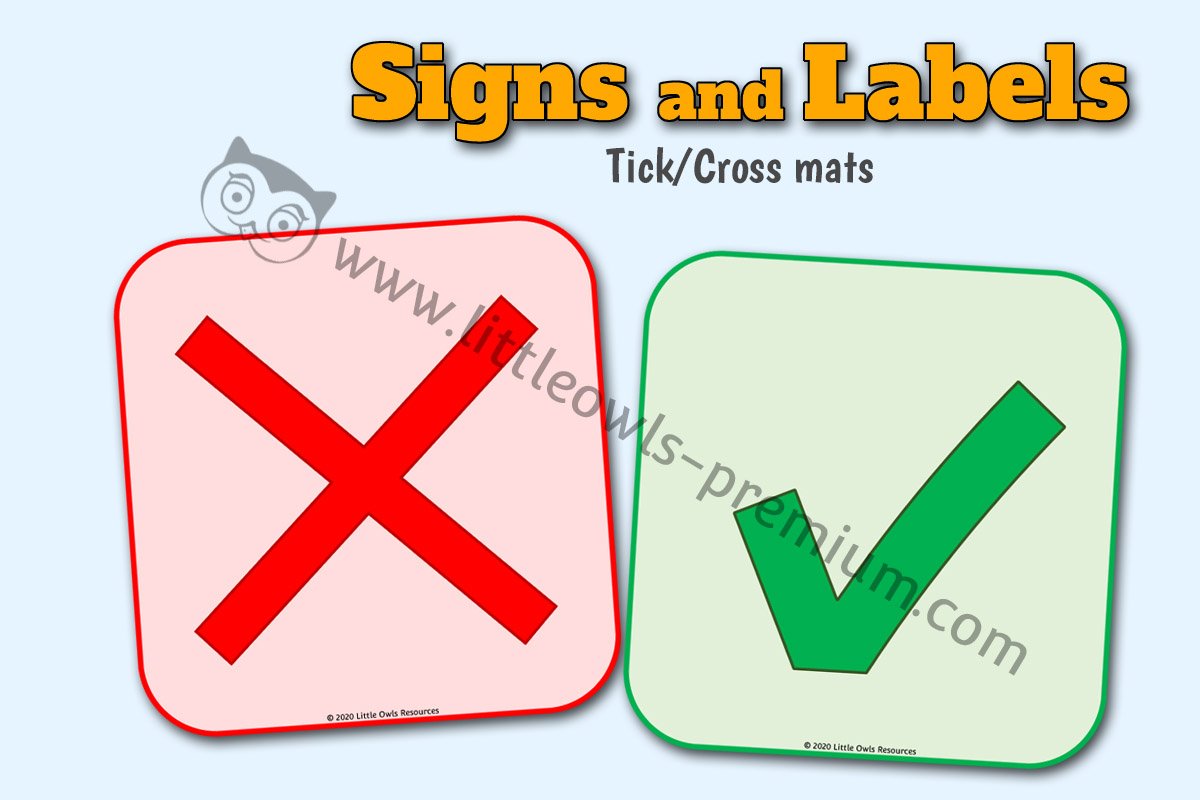 TICK & CROSS MATS