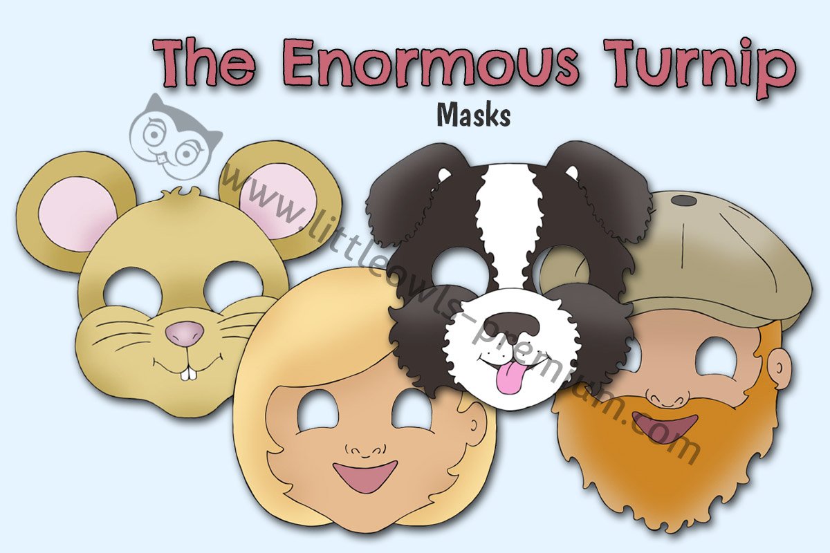 THE ENORMOUS TURNIP - Role-Play Masks