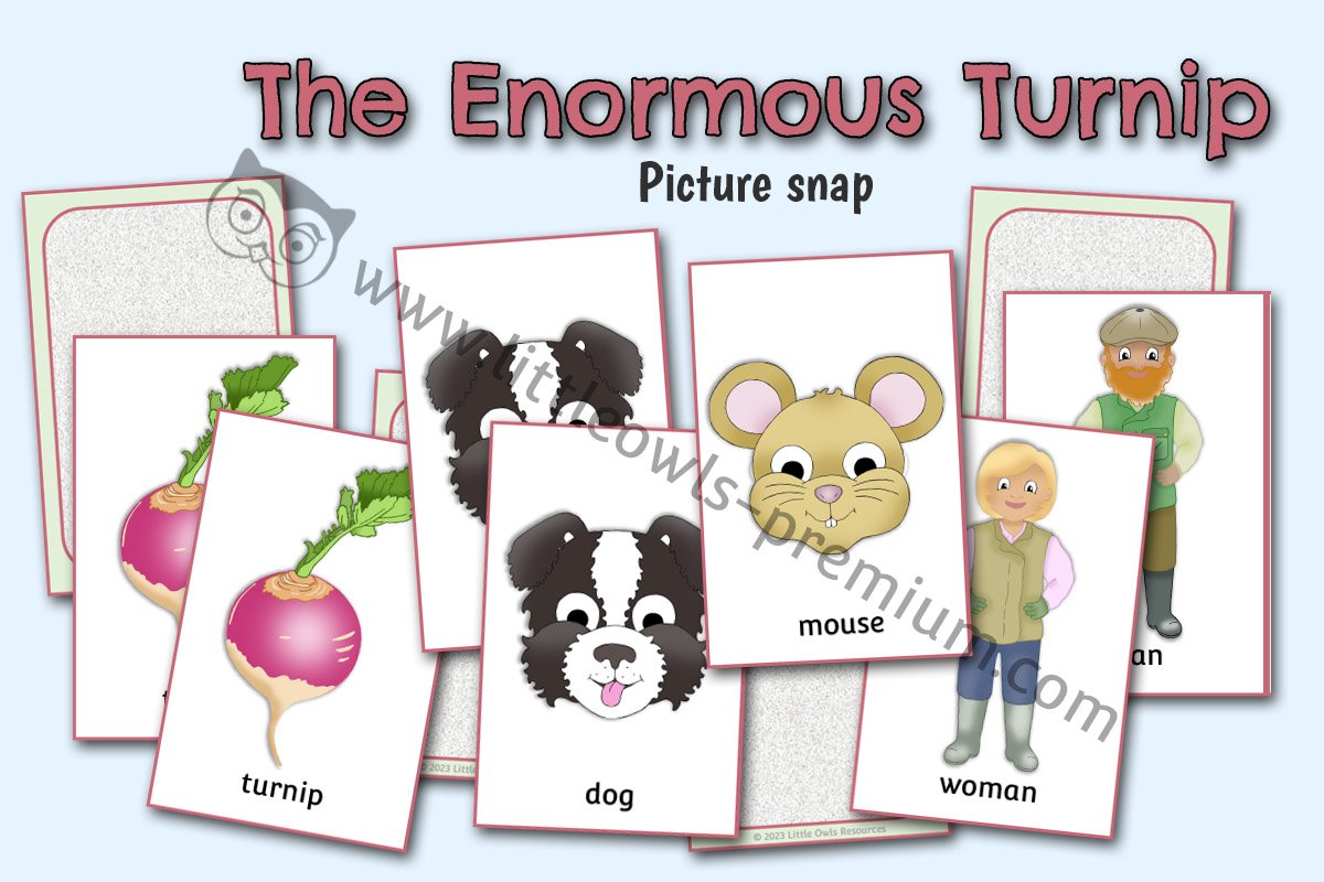 THE ENORMOUS TURNIP - Picture Snap Game 