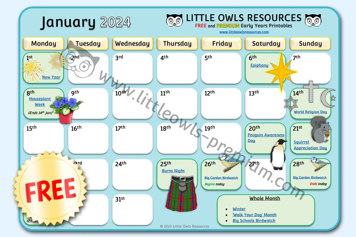 FREE and PREMIUM 'Planning' Early Years (EYFS) Editable printable