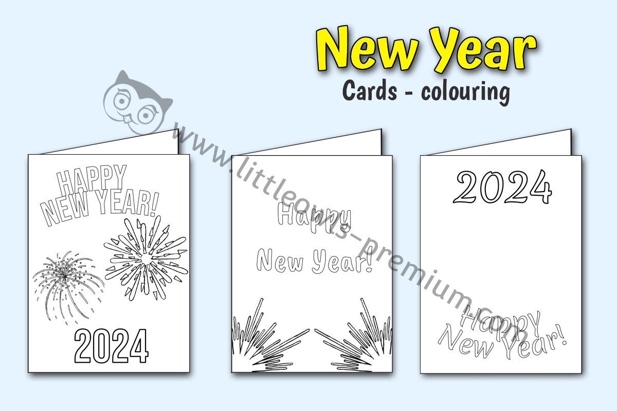 HAPPY NEW YEAR CARDS - 2024