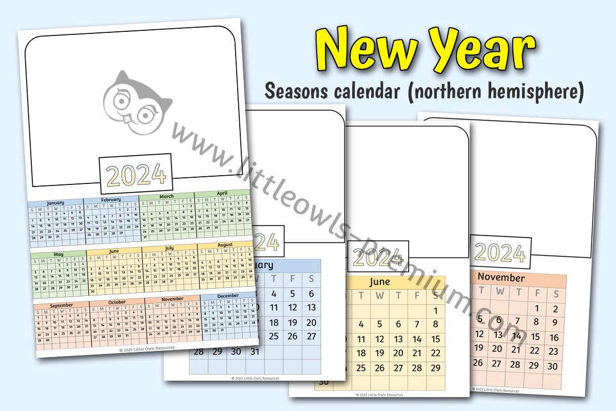 2024 CALENDAR - SEASONS (NORTHERN)