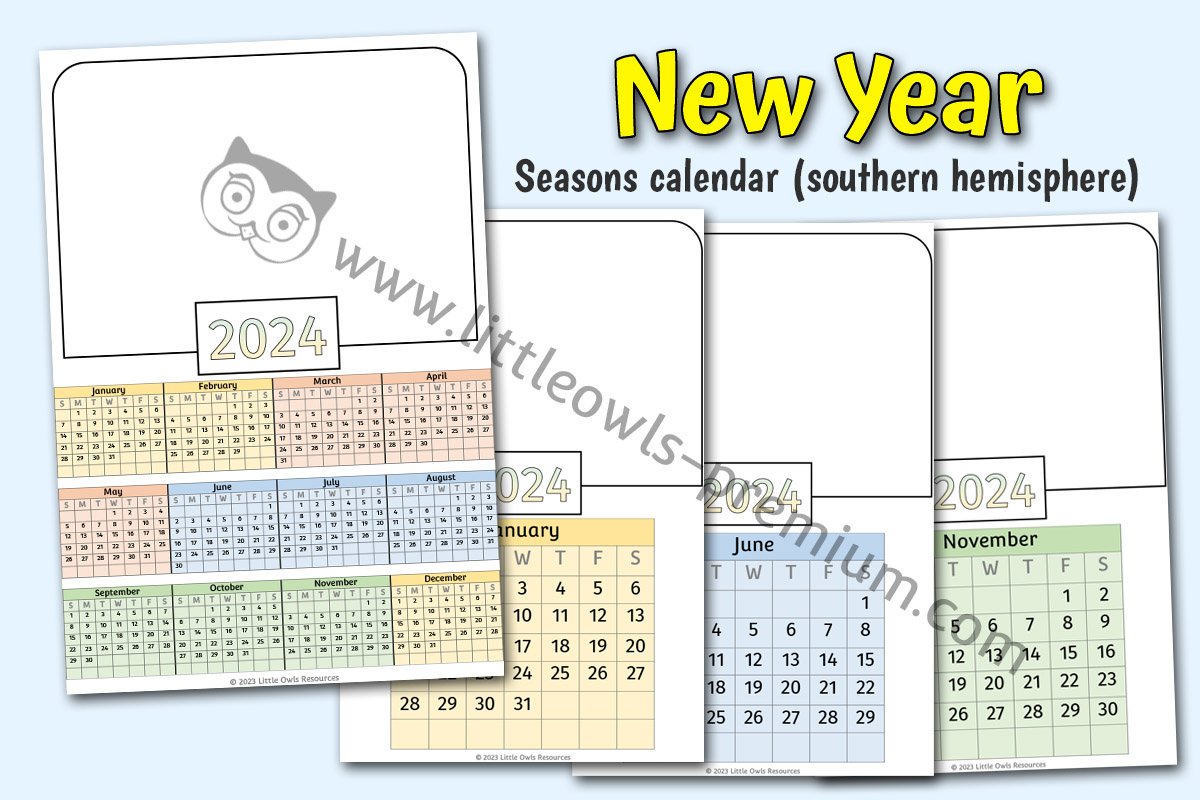 2024 CALENDAR - SEASONS (SOUTHERN)