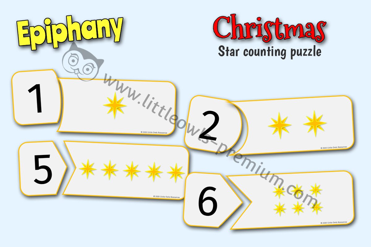 EPIPHANY STAR COUNTING PUZZLES