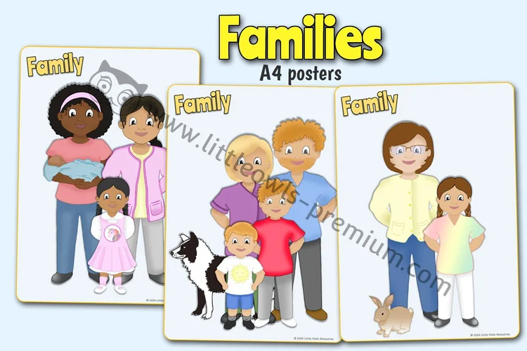 Families — Display & Conversation Posters cover