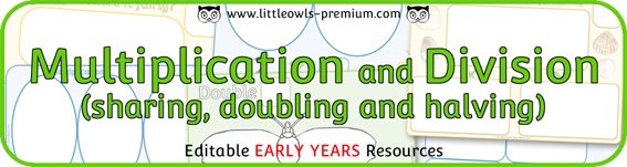 Multiplication & Division — Sharing, Doubling & Halving cover