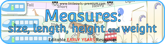 Size, Length, Height & Weight Resources cover