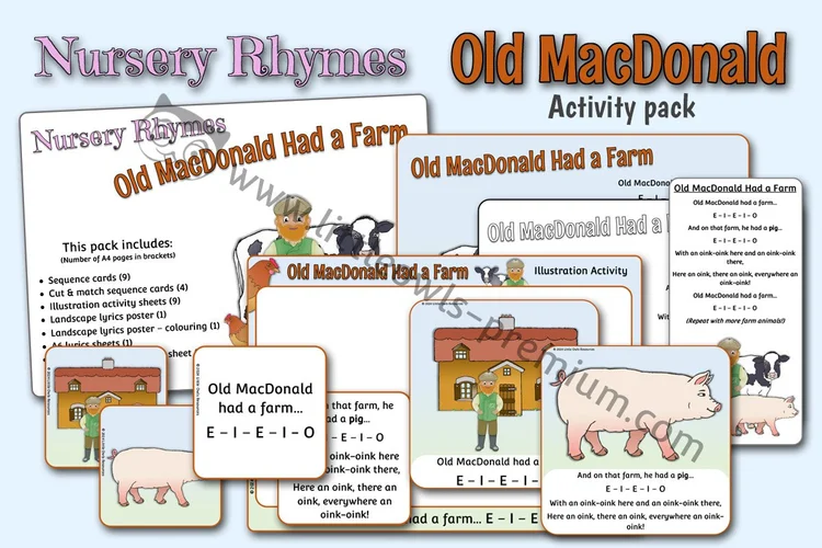 Old MacDonald Activity Pack cover