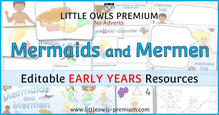 Mermaids and Mermen — resource cover