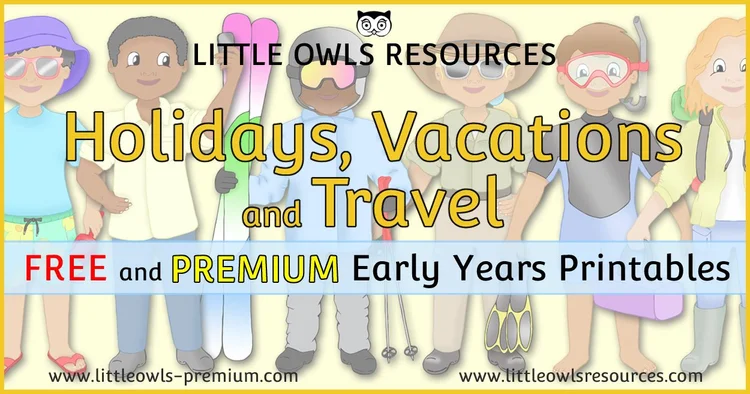 Holidays, Vacations and Travel — resource cover