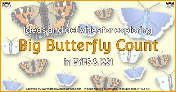 Inspirational activities for 'Big Butterfly Count'