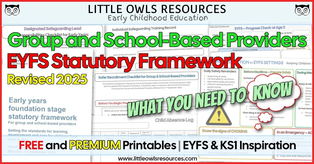 Revised EYFS Framework | What You Need to Know