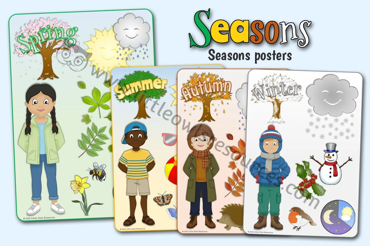 SEASONS - Changing Seasons Display Posters (A4)
