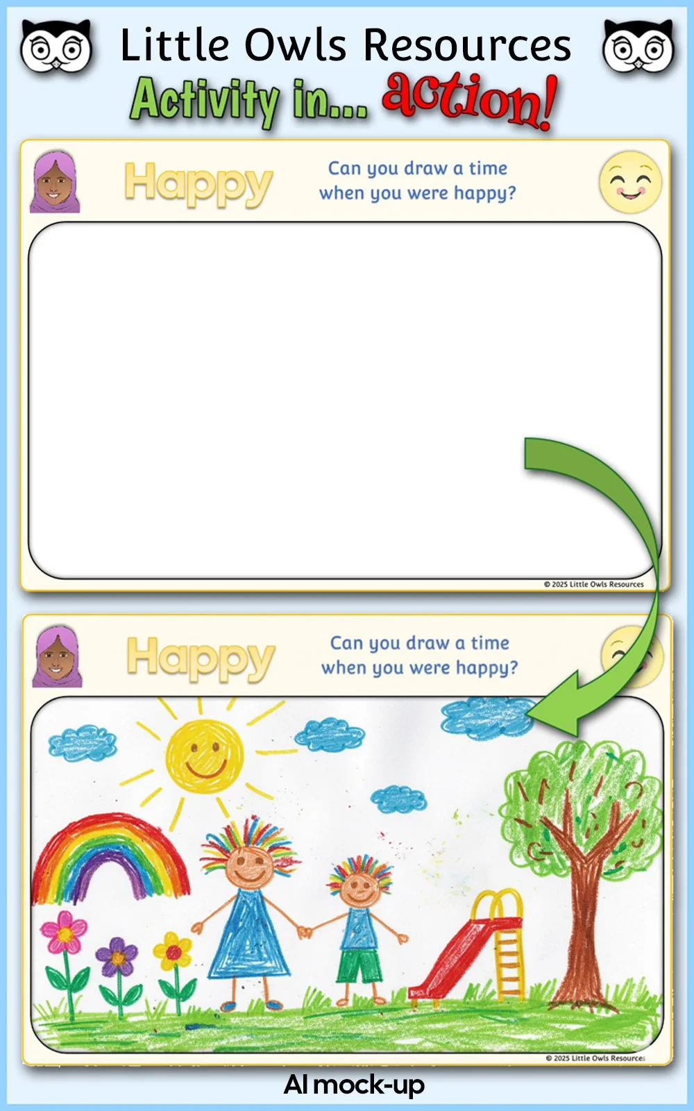 All About Me: Draw Emotions Activity Sheets | EYFS &amp; KS1 Printables