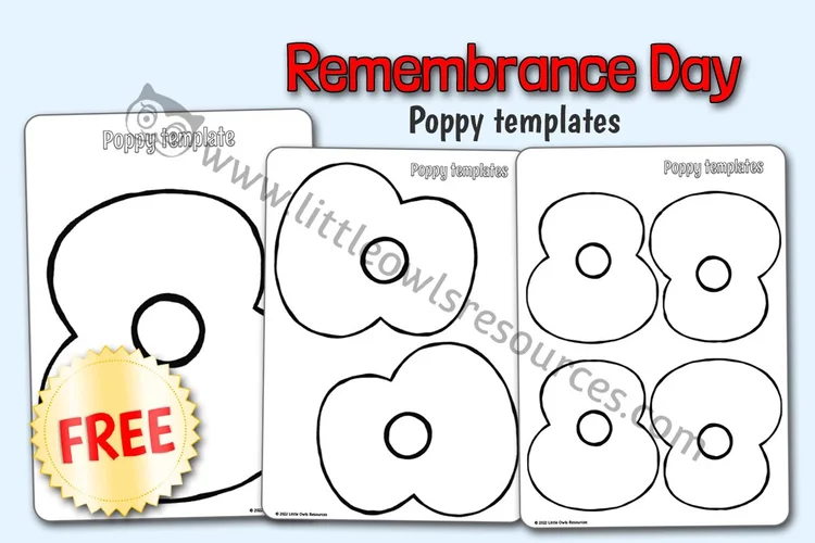 Poppy Templates — Art & Craft - featured resource cover