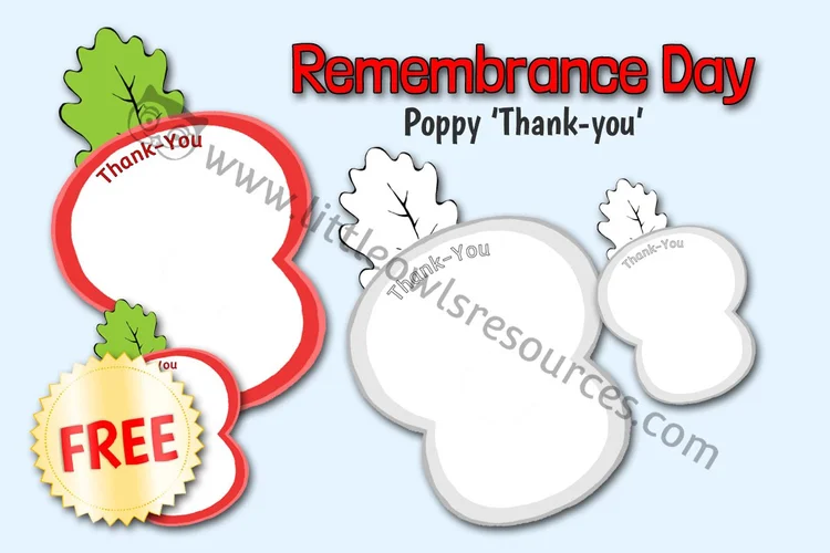 Poppy Thank-You Activity - resource cover