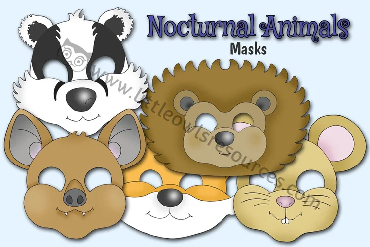 Nocturnal Animal Masks — resource cover