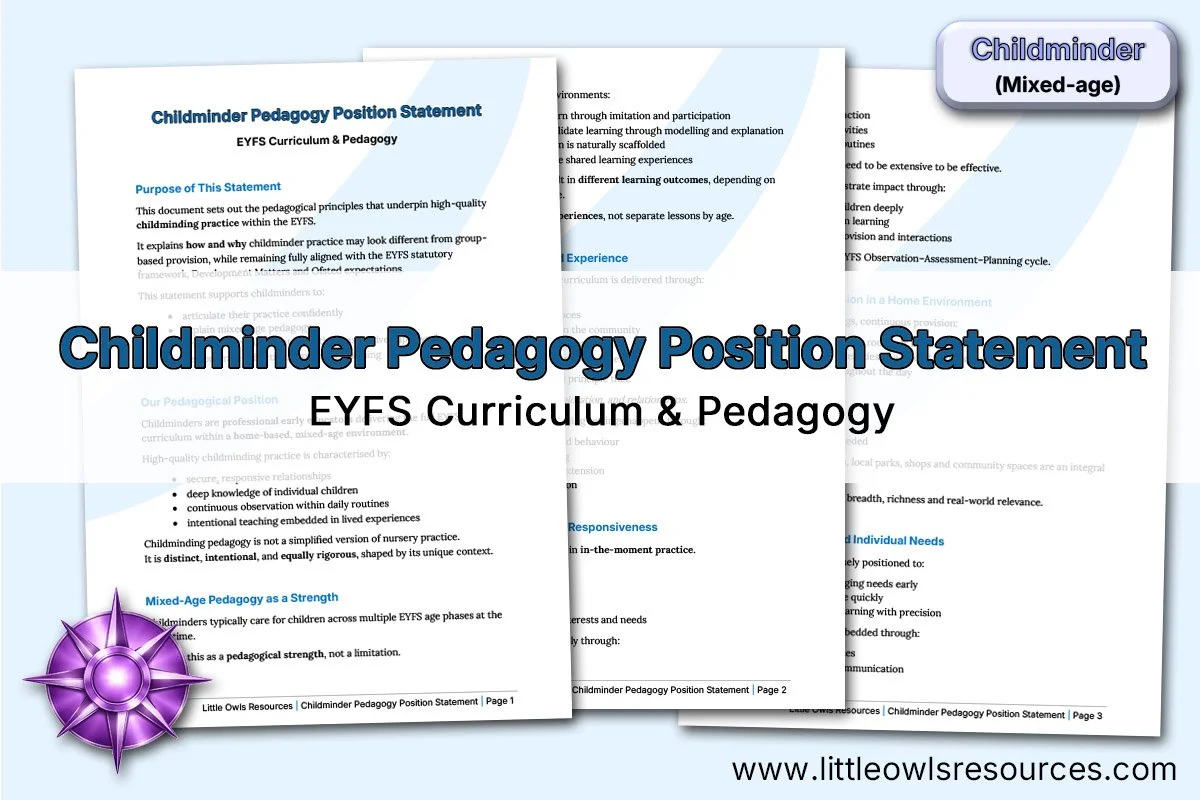 Childminder Pedagogy Position Statement | Mixed-Age