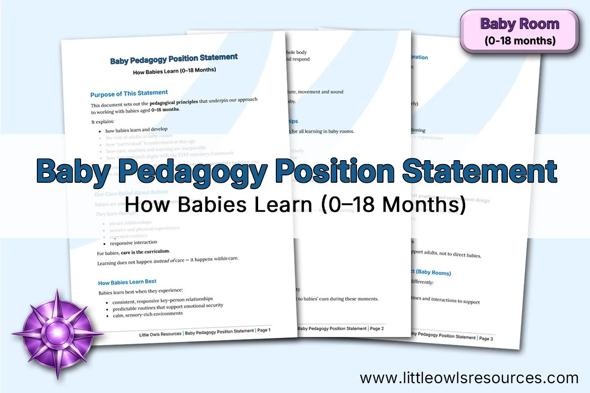 Baby Pedagogy Position Statement | 0-18 Months