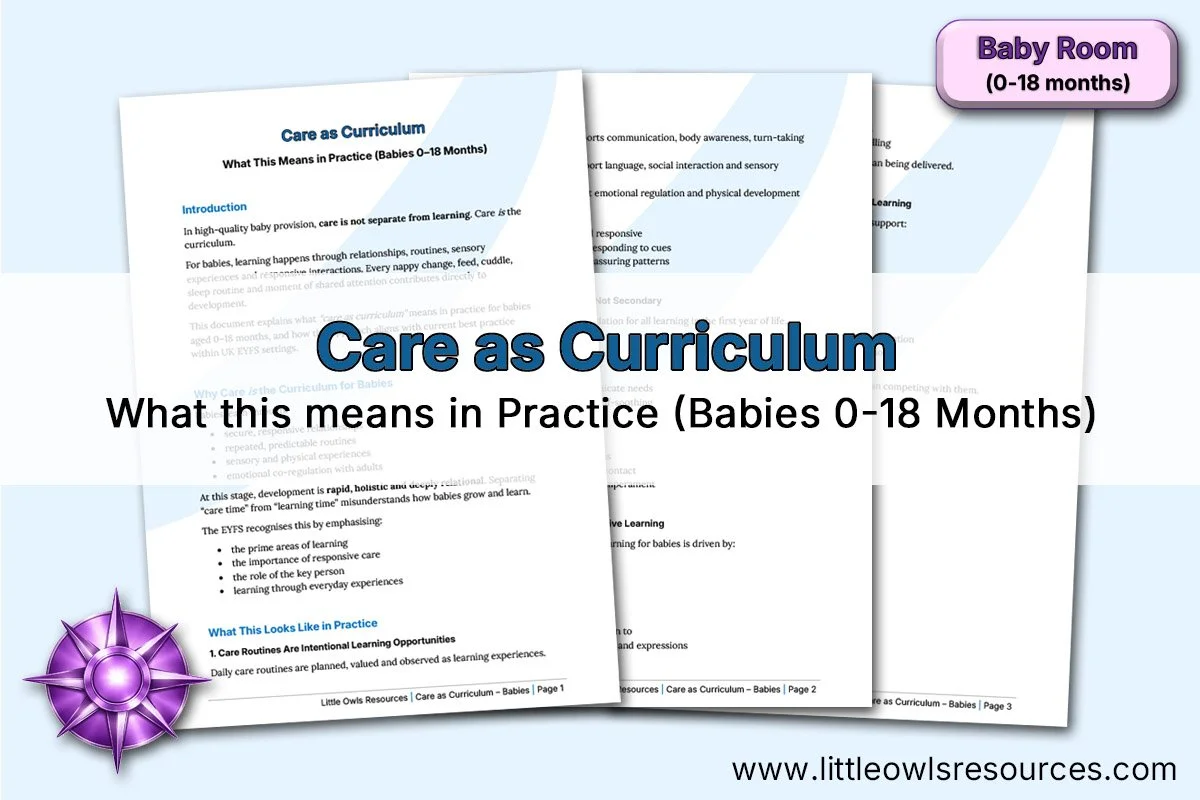 Care as Curriculum: What This Means in Practice | Babies 0-18 Months