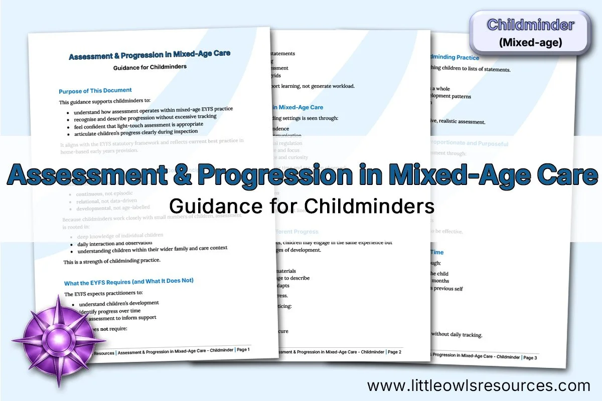 Assessment & Progression in Mixed-Age Care - Childminder LOR - Editable Cover.jpg