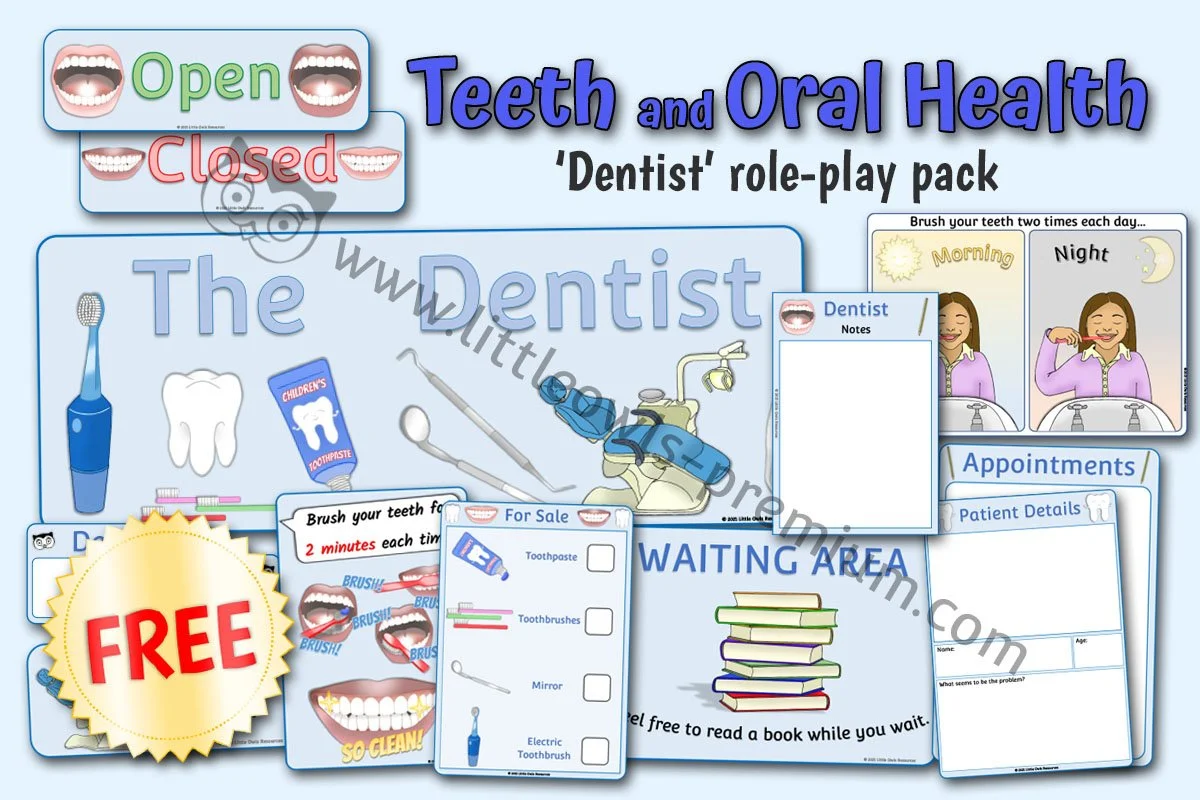 Dentist Role-Play Pack - Editable Cover FREE.jpg