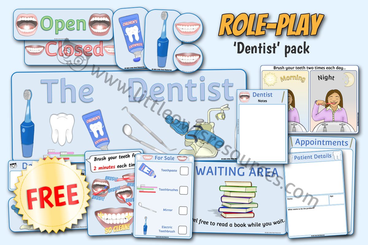 Dentist Role-Play Pack LOR - FREE Cover.jpg