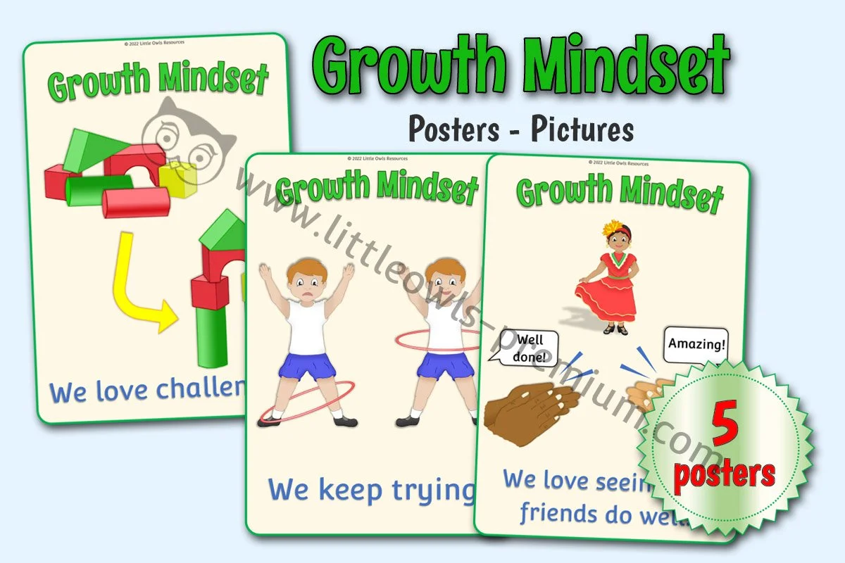 Growth Mindset Posters - Pictures - Editable Cover.jpg