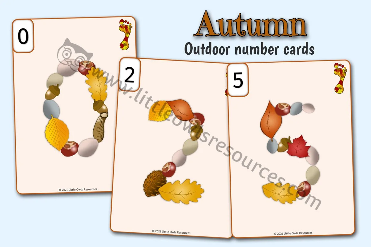 Outdoor Autumn Number Cards LOR - Editable Cover.jpg