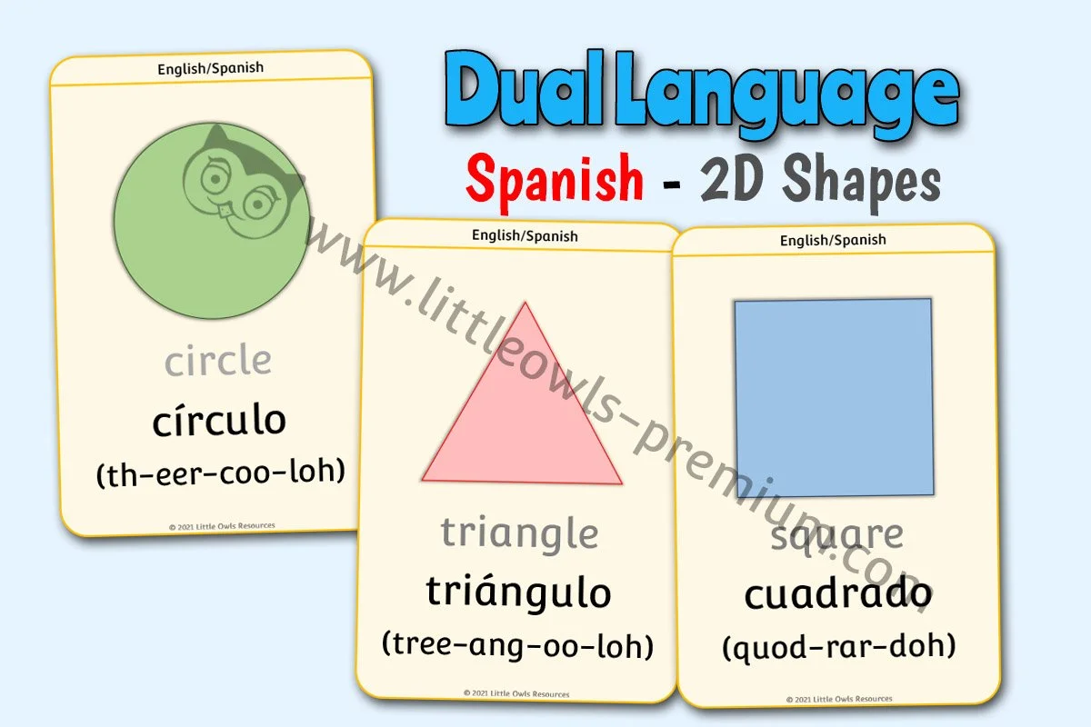 2D Shapes (Spanish) - Editable Cover.jpg