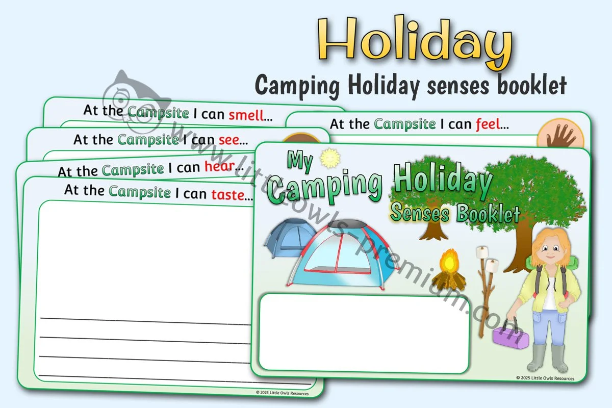 My Camping Holiday Senses Booklet - Editable Cover.jpg