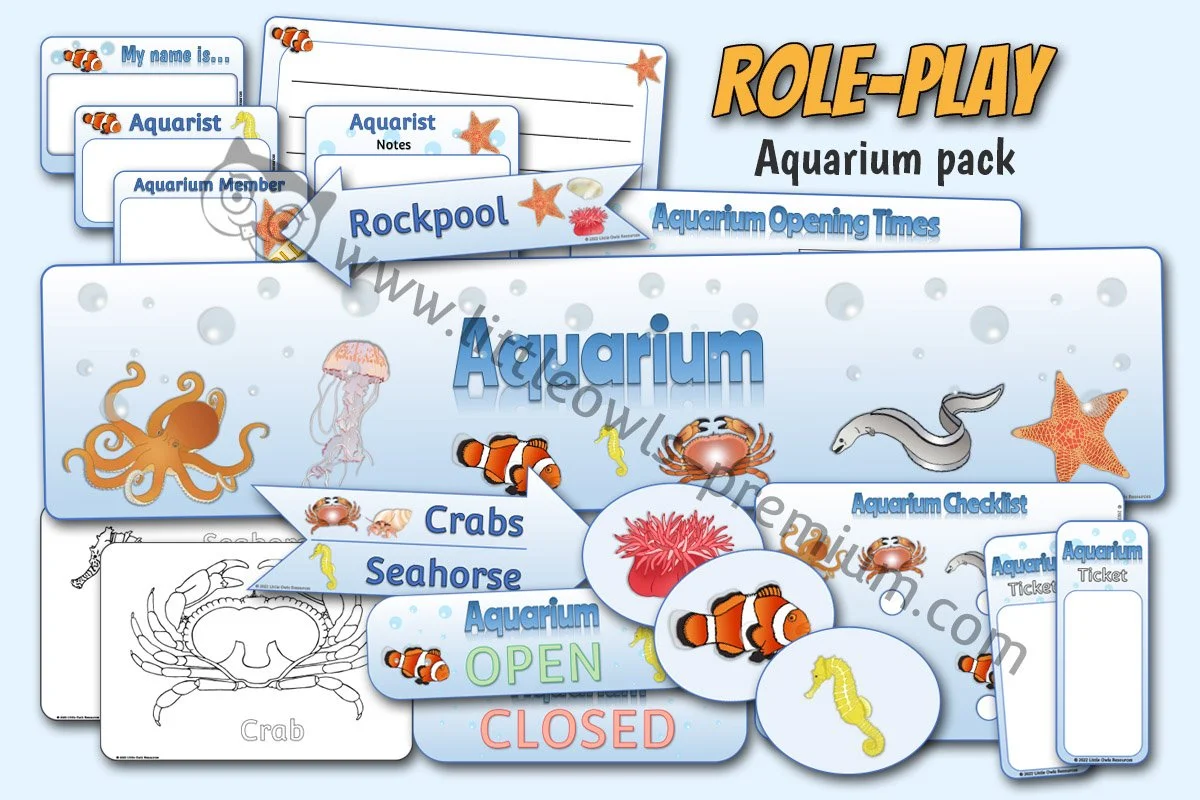 Aquarium Role Play Pack ROLE - Editable Cover.jpg