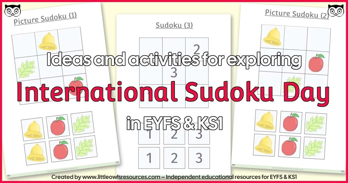    CLICK HERE   to find ‘INTERNATIONAL SUDOKU DAY’ resources.   <<-BACK TO ‘TOPICS’ MENU PAGE    